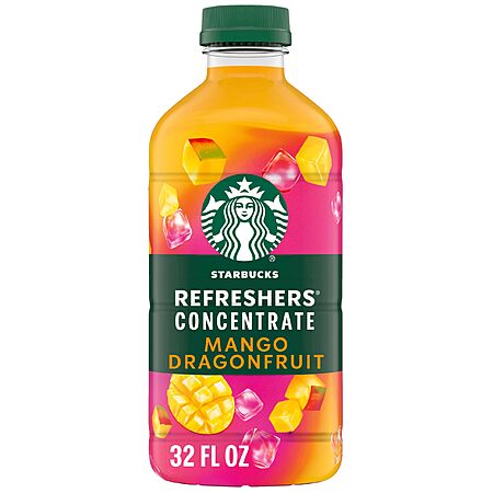 32-Oz Starbucks Refreshers Concentrate (Mango Dragonfruit or Lime Watermelon) $10.49 + Free Shipping w/ Prime or on orders over $35