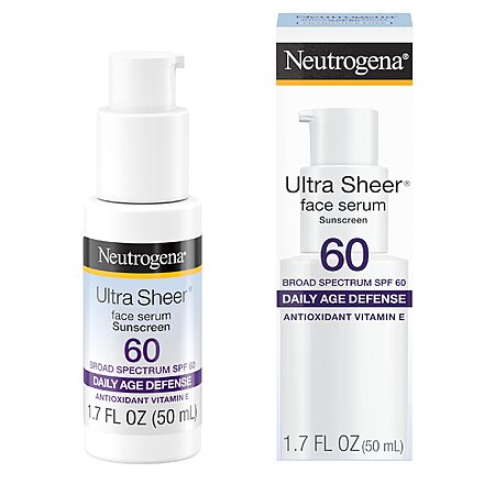 1.7-Oz Neutrogena Ultra Sheer SPF 60 Face Sunscreen $9.48 w/ S&S + Free Shipping w/ Prime or on orders over $35 (0 replies)