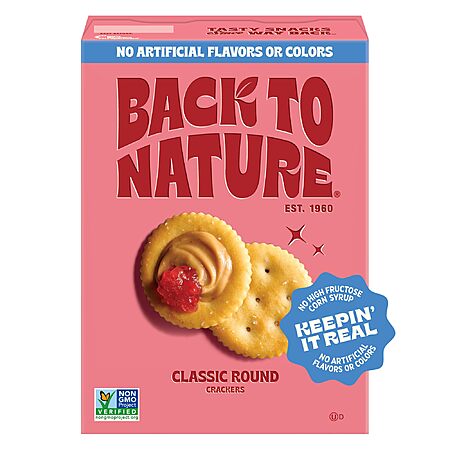 6.5-Oz Back to Nature Classic Round Crackers $2.77 w/ S&S + Free Shipping w/ Prime or on orders over $35