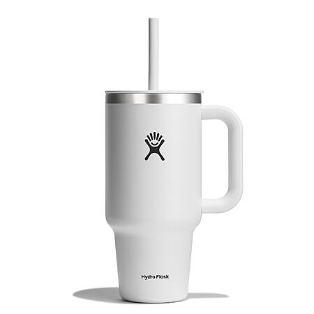 32-Oz Hydro Flask Travel Tumbler w/ Handle, Lid & Straw (White) $16.83 + Free Shipping w/ Prime or on orders over $35
