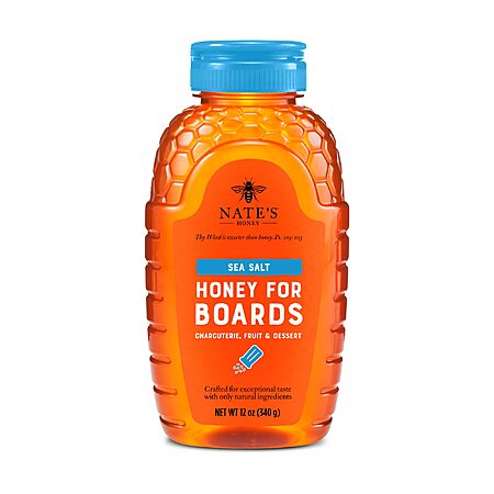 12-Oz Nate's Honey for Boards Squeeze Bottle (Sea Salt) $4.75 w/ S&S + Free Shipping w/ Prime or on orders over $35