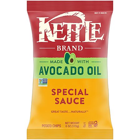 6-Oz Kettle Brand Made w/ Avocado Oil Special Sauce Chips $2.65 w/ S&S + Free Shipping w/ Prime or on orders over $35