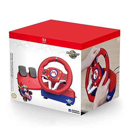 HORI Mario Kart Racing Wheel Pro Mini for Nintendo Switch 2 $65.59 + Free Shipping