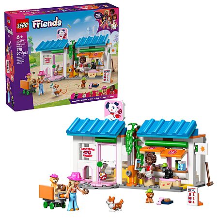 278-Pc LEGO Friends Dog Treats Bakery Building Toy (42677) $18