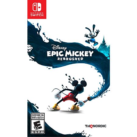Disney Epic Mickey: Rebrushed (Nintendo Switch) $24.88 + Free Shipping w/ Prime or on orders over $35