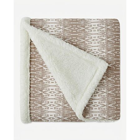 50" x 60" Eddie Bauer Sherpa Reversible Throw Blanket (San Juan Oyster) $10 + Free Shipping w/ Prime or on orders over $35