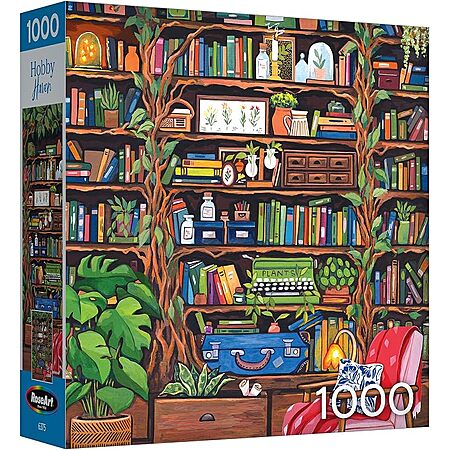 1000-Pc RoseArt Hobby Haven Bookshelf Jigsaw Puzzle $7.69 + Free Shipping w/ Prime or on orders over $35
