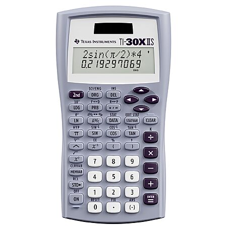 Texas Instruments TI-30XIIS Scientific Calculator (Lavender) $13.49 + Free Shipping w/ Prime or on orders over $35