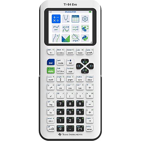 Texas Instruments TI-84 Evo Graphing Calculator (White) $85 + Free Shipping