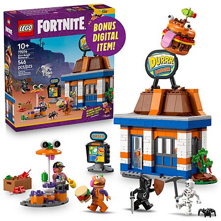 546-Pc LEGO Fortnite Durrr Burger Restaurant Kids Building Set (77076) $40 + Free Shipping