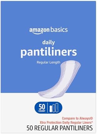 Prime Members: 50-Count Amazon Basics Daily Pantiliner (Regular Length) $2.05 w/ S&S + Free S&H
