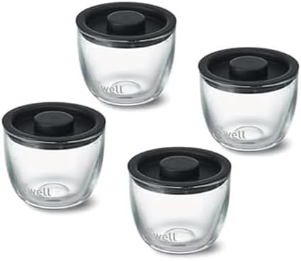 Prime: 4-Pack 12-Oz S'well Meal Prep Glass Bowls w/ Lids (Black) $17 + Free Shipping