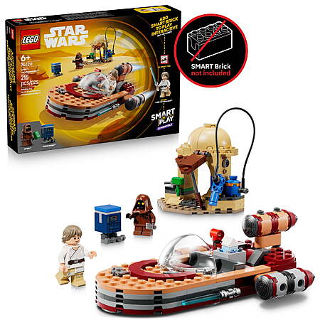 215-Pc LEGO Star Wars SMART Play: Luke’s Landspeeder Set (75420) $31.95 + Free Shipping w/ Walmart+ or on $35+