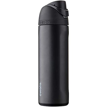 24-Oz Owala FreeSip Stainless Steel Water Bottle (Very, Very Dark) $16.88 + Free Shipping w/ Prime or on orders over $35