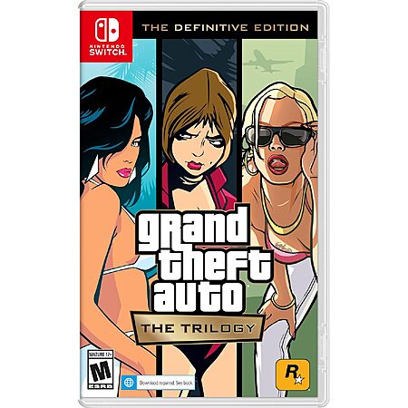 Grand Theft Auto: The Trilogy Definitive Edition (Nintendo Switch) $20 + Free Shipping w/ Prime or on orders over $35