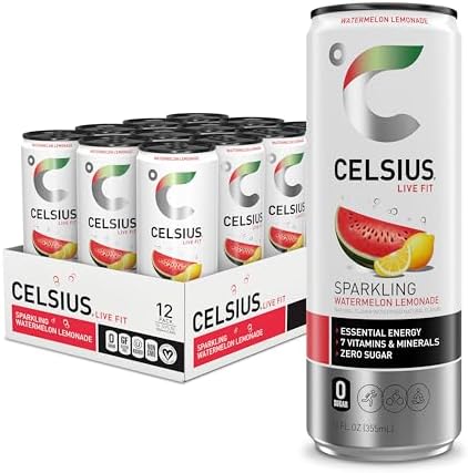 12-Pack 12-Oz Celsius Sugar Free Sparkling Energy Drink (Watermelon Lemonade) $13.27 w/ S&S + Free Shipping w/ Prime or on orders over $35