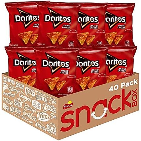 40-Pack 1-Oz Doritos Nacho Cheese Flavored Tortilla Chips $14.86 w/ S&S + Free Shipping w/ Prime or on orders over $35