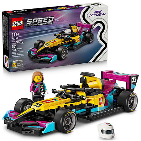 201-Pc LEGO Speed Champions F1 Academy Race Car Building Set (77258) $20 + Free Shipping w/ Walmart+ or on $35+