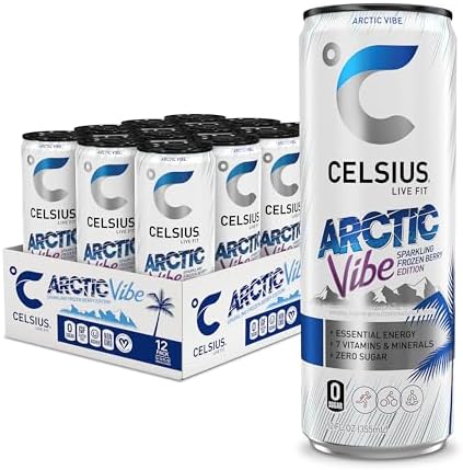 12-ct 12-oz CELSIUS ARCTIC VIBE Sugar Free Energy Drink (Sparkling Frozen Berry) $13.25 w/ S&S