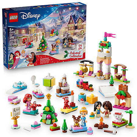 290-Pc LEGO Disney Princess Advent Calendar 2026 Building Set (43298) $30