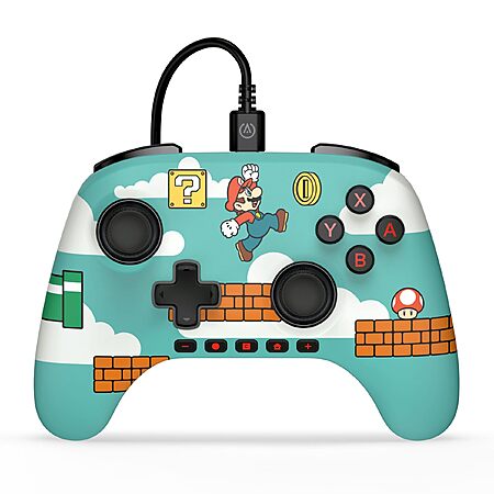 PowerA Advantage Wired Controller for Nintendo Switch 2 (Mario Time) $17.19 + Free Shipping w/ Prime or on orders over $35