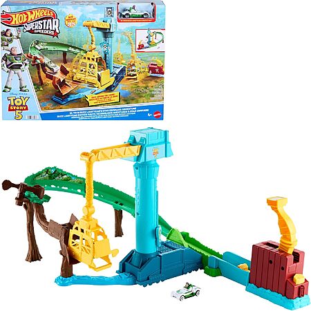 Hot Wheels Superstar Speeders Hi-Tech Buzz Lightyear's Star Command Adventure Track Set $15 + Free Shipping w/ Prime or on orders over $35