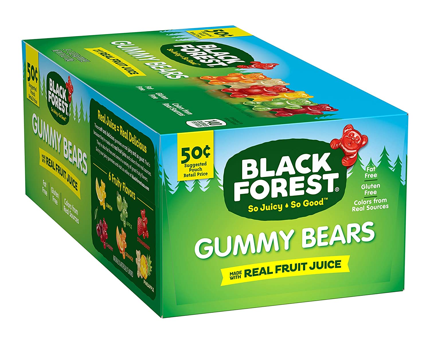 24-Count 1.5-Oz Black Forest Gummy Bears $6.76 ($0.28 each) w/ S&S + Free Shipping w/ Prime or on orders over $25