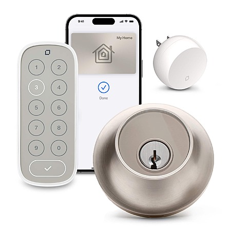 Level Lock+ Connect Bluetooth/Wi-Fi Smart Lock Replacement Deadbolt w ...