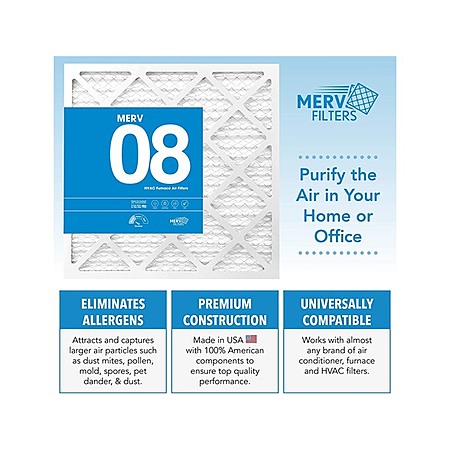 Simply by MervFilters MERV 8, MPR 600, AC Furnace Filters (6-Pack, Your ...