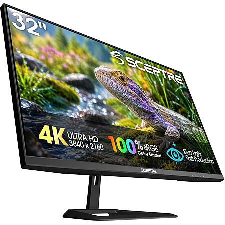 Prime Members: 32" Sceptre 3840 x 2160 70Hz IPS 4K UHD Monitor $160 + Free S&H