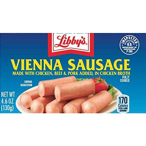 24 pack Libby's Vienna Sausage in Chicken Broth, 4.6 Ounce: $10.12 or less w/S&S