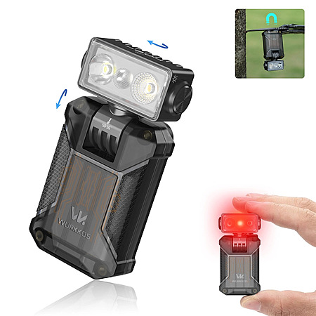 WURKKOS HD04 Clip-On EDC Flashlight – 750LM