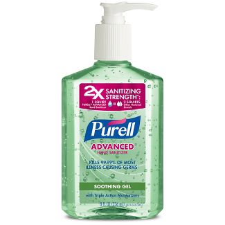 YMMV - Target Has PURELL Advanced Hand Sanitizer Soothing Gel with Aloe and Vitamin E - 8 fl oz for $2.99 -Store Pickup & Shipping