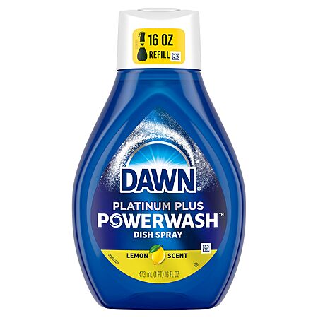 Dawn, Platinum Plus Lemon Scent Dish Spray, 16 Fl Oz