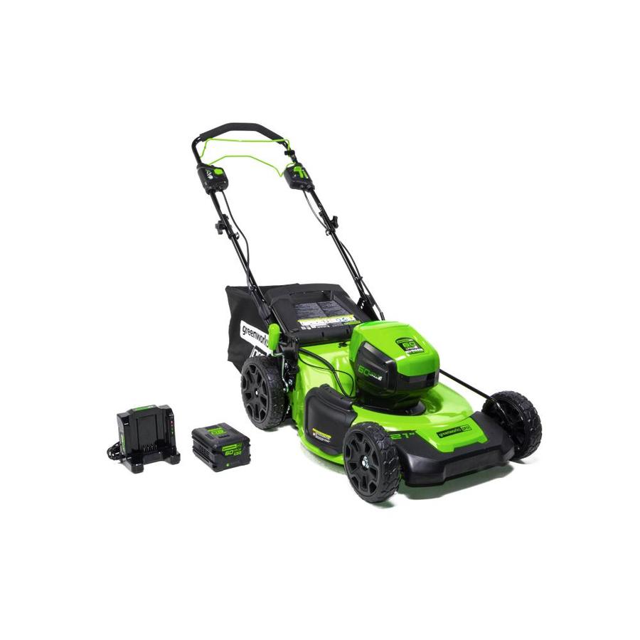 Greenworks 60-volt Brushless Lithium Ion 21-in Self-Propelled Cordless Electric Lawn Mower (Battery Included) - $159 YMMV