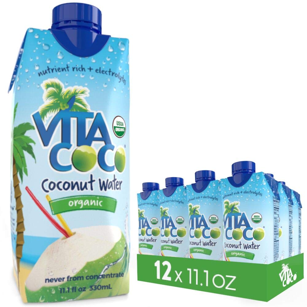 Vita Coco Organic Coconut Water, Pure - 11.1 Fluid Ounce (Pack of 12) - $8.54