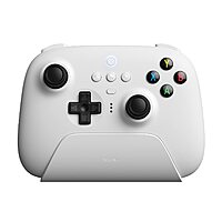 8BitDo Ultimate 2.4g Wireless Controller w/ Charging Dock (PC & Android, White) $34.70 + Free Shipping w/ Prime or on $35+