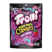 14oz Trolli Sour Brite Crawlers Sour Gummy Worms (Very Berry)