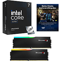 Intel Core Ultra 7 265K CPU + 32GB G.SKILL Ripjaws M5 RGB DDR5 RAM + 2 Games