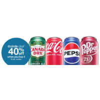 12-Pk 12-Oz Sodas: Buy 3, Get 40% Off + $5 Off $30 + Free Target Store Pickup