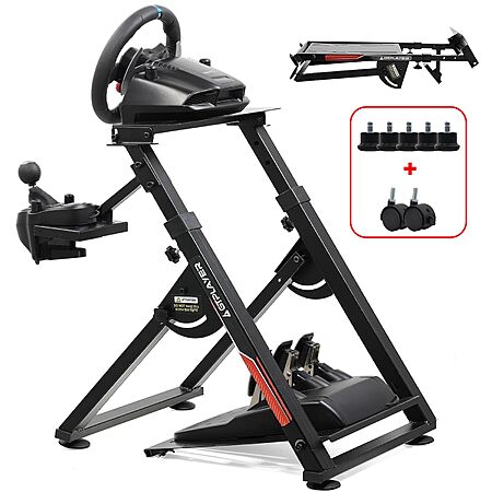 GTPLAYER Sim Racing Wheel Stand w/ Shifter Mount $40 + Free Shipping ...