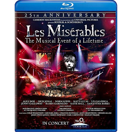 Les Misérables in Concert: 25th Anniversary [Blu-ray] $9.99 + Free Shipping w/ Prime or on $35+