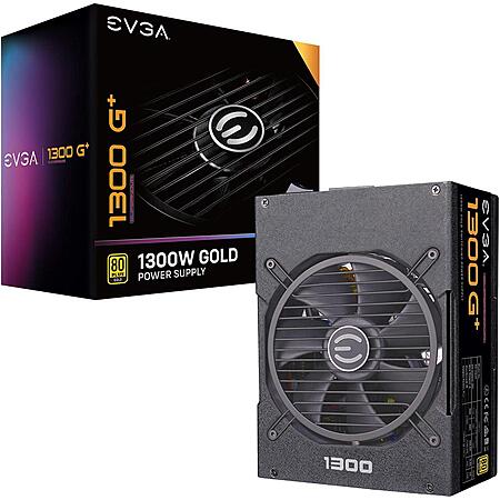 1300W EVGA SuperNOVA 1300 G+ 80+ GOLD Fully Modular Power Supply $119.99 + Free Shipping