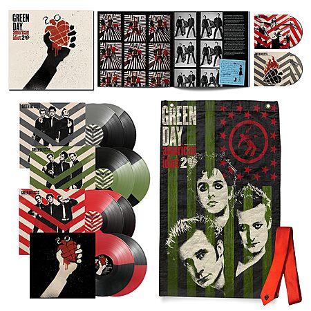 Green Day: American Idiot 20th Anniv. Deluxe (Split-Color 8LP Vinyl + 2 Blu-ray) $74 + Free Shipping