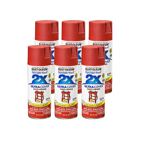 Rust-Oleum Spray Paint 6-Pack for $15.69
