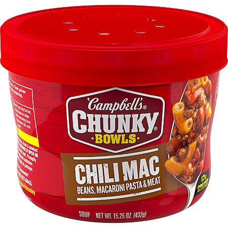 Campbell’s Chunky Chili Mac Soup for $1.44!