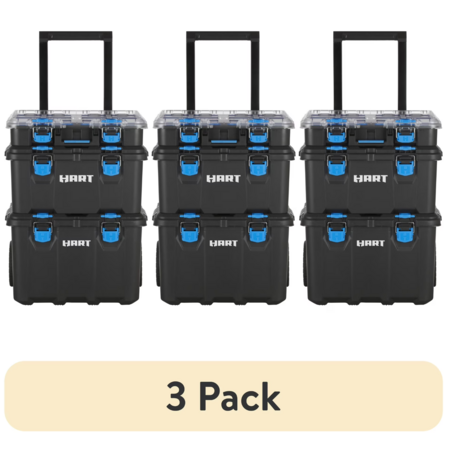 Walmart+ Members: 3-Count HART Stack System Mobile Tool Storage and ...