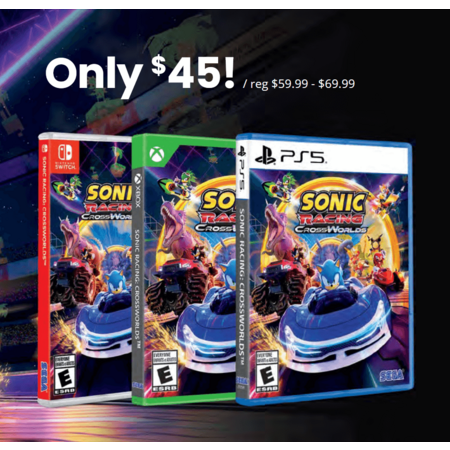 Sonic Racing: CrossWorlds (PS5, Switch or Xbox) $45 + Free Shipping on ...