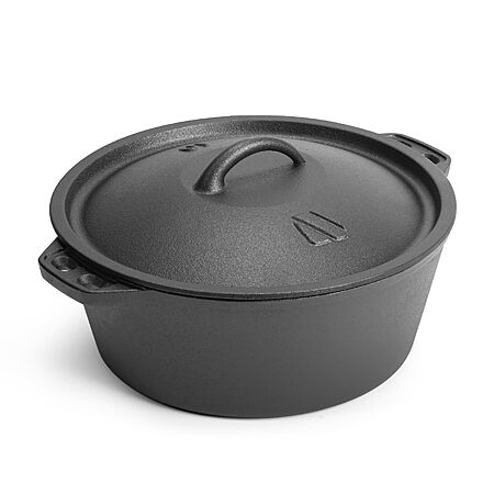 3-Qt Northriver Casting Pre-Seasoned Cast Iron Dutch Oven w/ Lid $14.24 + Free Shipping w/ Prime or on $35+