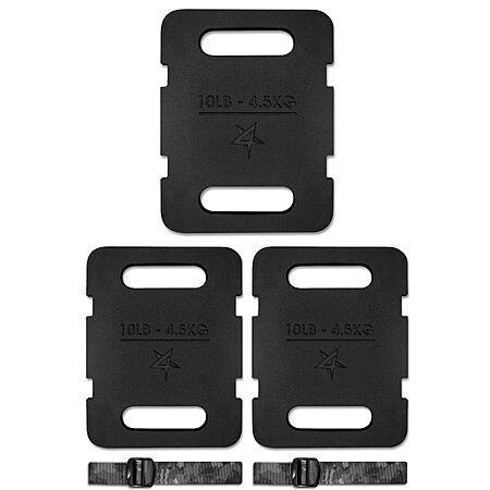 3x 10-Lb Yes4All Adjustable Ruck Weight w/ Straps $37.59 + Free ...